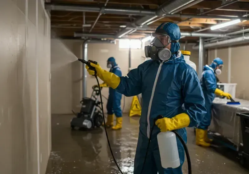 Basement Sanitization and Antimicrobial Treatment process in Norco, CA